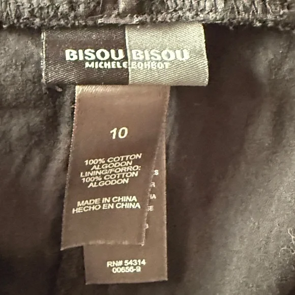 Bisou Bisou Black Strapless Lace Dress - Picture 3 of 3